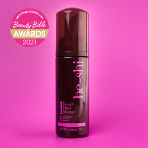 He-Shi Rapid Mousse: 1 Hour Self Tan for Stunning Medium to Dark Glow