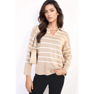 Cecelia Striped Knitted Jumper: Elevate Your Style with Vibrant Comfort!