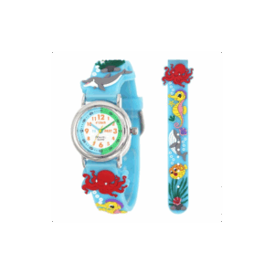 Ravel Kids 3D Cartoon Time Teacher Watch - Colorful Sea Life Fun!