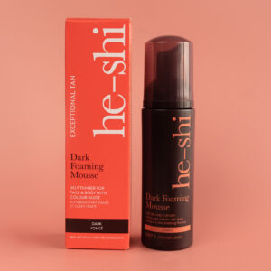 He-Shi Dark Foaming Mousse - Effortless, Streak-Free Self Tan with Quick Dry Formula