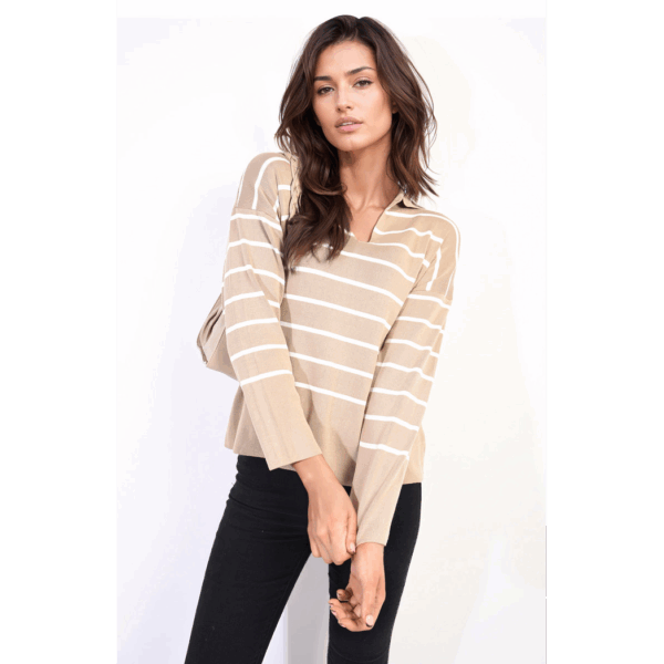 Cecelia Striped Knitted Jumper: Elevate Your Style with Vibrant Comfort! - Image 3