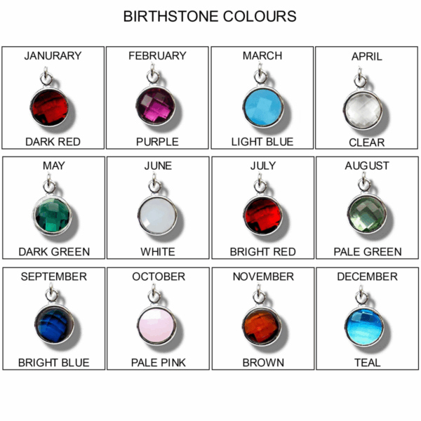 Charming Personalized Birthstone Necklace - Elegant Silver Jewelry Gift - Image 3