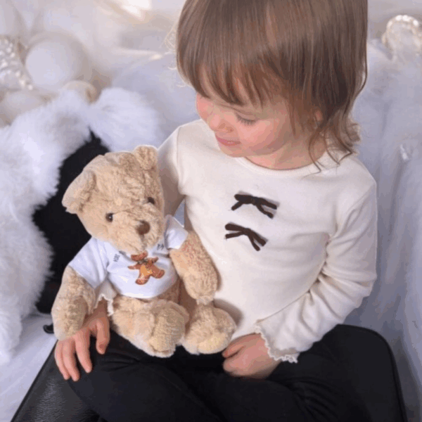 I Love You Teddy Bear with Engraved Charm - Perfect Gift for Any Occasion! - Image 4