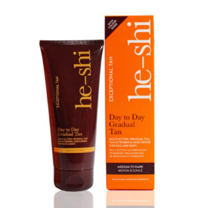 He-Shi Med/Dark Gradual Tan - Effortless Daily Glow for Radiant Skin
