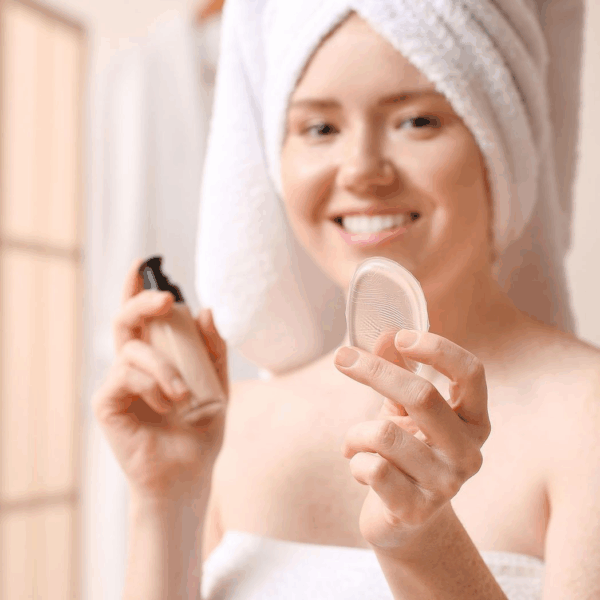 Flawless Finish Silicone Makeup Sponge - Effortless Application, No Waste! - Image 7