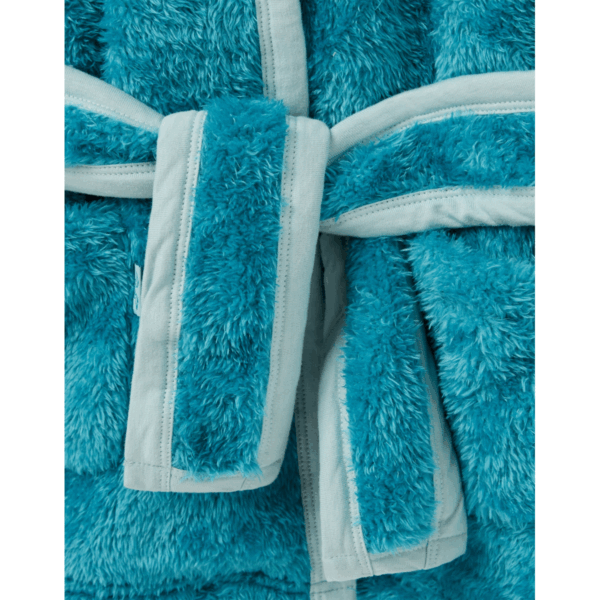 Busy Bees Boys Cozy Sherpa Fleece Dressing Gown - Perfect for Bedtime Cuddles! - Image 6