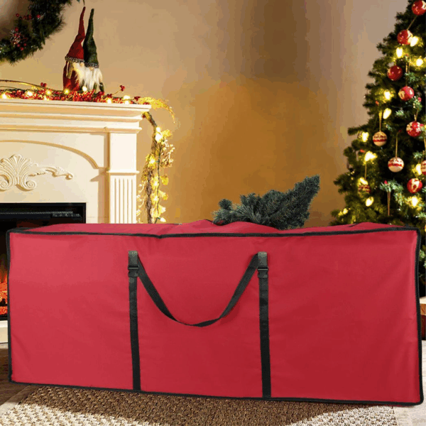 VINSANI Red Xmas Storage Bag - Protect Your Tree in Style! - Image 4