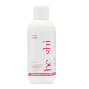 He-Shi 1 Hour Spray Tan - 1L Medium to Dark - Effortless, Odor-Free Glow!