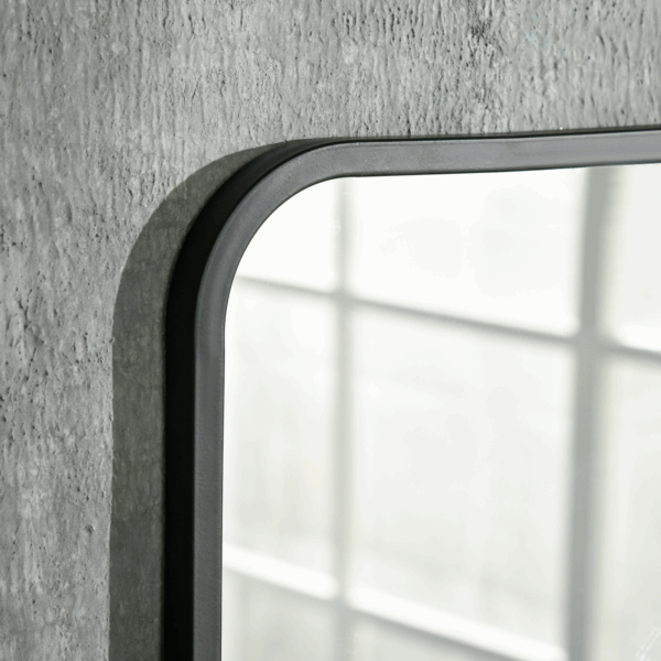Stylish Square Wall Mirror with Shelf - Modern Home Decor & Utility, 70x50cm - Image 7