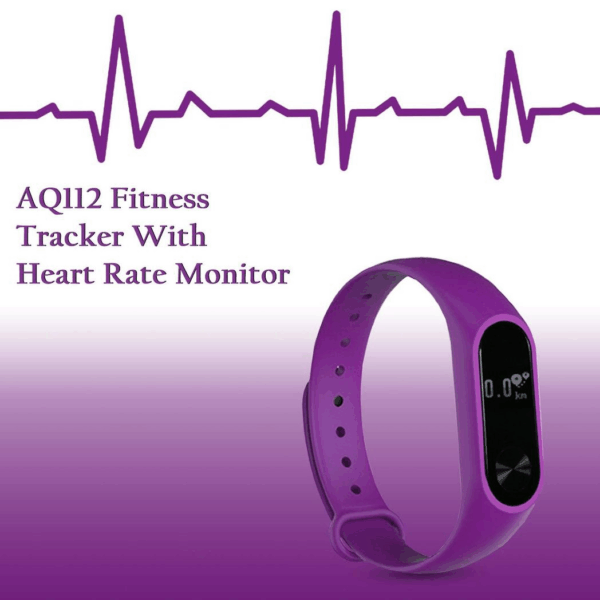 Aquarius AQ112 Purple Fitness Tracker: Heart Rate, GPS, & Smart Notifications - Image 7