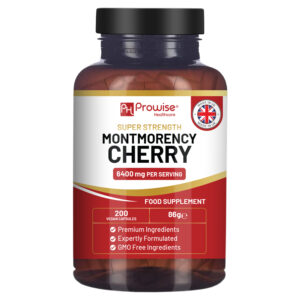 Super Strength Montmorency Cherry Capsules - 6400mg Tart Cherry Boost!
