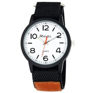 Ravel Men’s Sporty Velcro Watch with Bold Arabic Dial - R1601.64.13