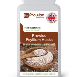 Boost Your Health with Prowise Psyllium Husks 750mg - 90 Vegan Capsules!