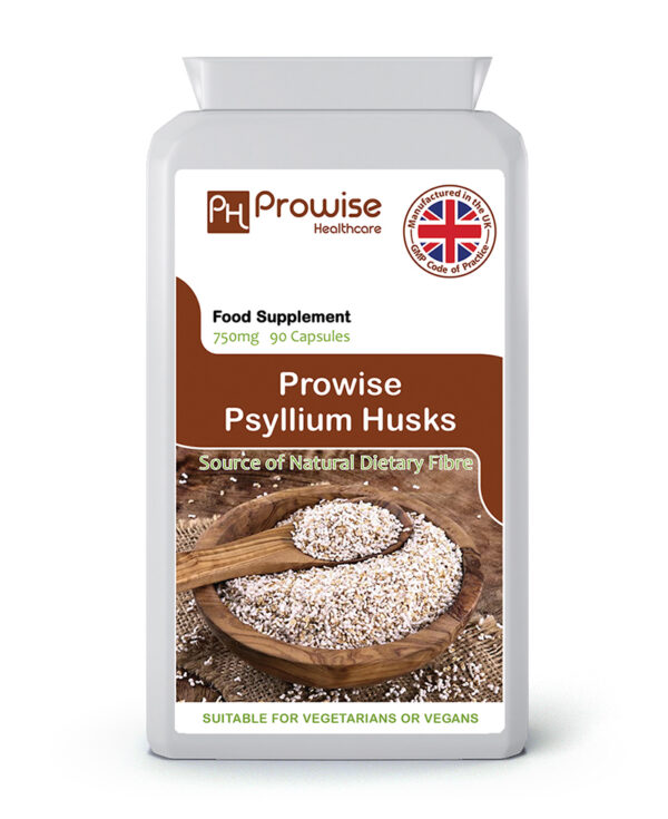 Boost Your Health with Prowise Psyllium Husks 750mg - 90 Vegan Capsules!