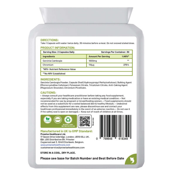 Ultimate Fat-Burn Duo: Prowise Raspberry Ketones & Garcinia Cambogia Blend - Image 2