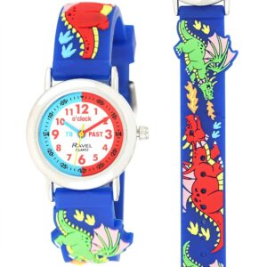 Ravel 3D Cartoon Dragon Time Teacher Watch for Kids – Fun & Functional!