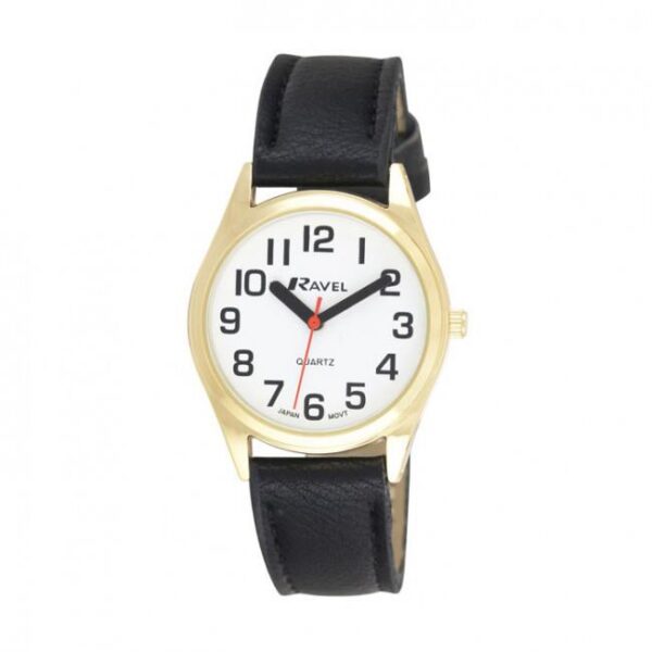 Ravel Women’s Elegant Black/Gold Analog Watch - Model R0125.02.2