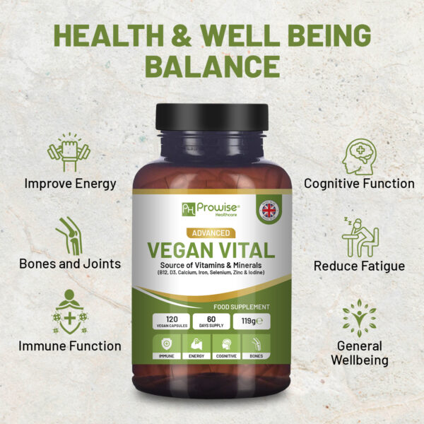 Vegan Vital Multivitamins: Essential 8 Nutrients for Optimal Health - Image 3