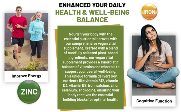 Vegan Vital Multivitamins: Essential 8 Nutrients for Optimal Health - Image 8