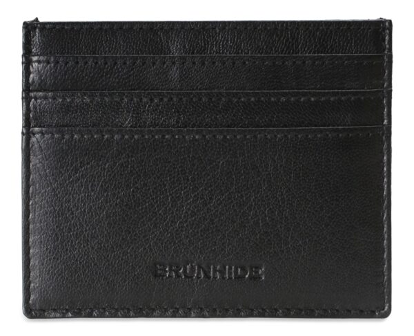 Brunhide Slim Leather RFID Credit Card Holder - Sleek & Secure Design