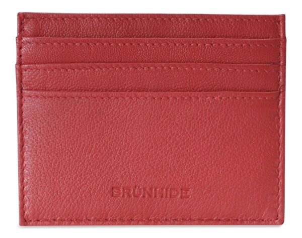 Brunhide Slim Leather RFID Credit Card Holder - Sleek & Secure Design - Image 4