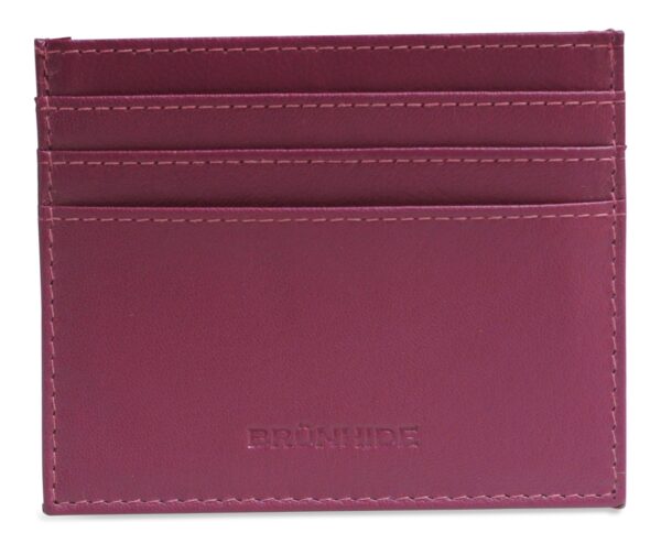 Brunhide Slim Leather RFID Credit Card Holder - Sleek & Secure Design - Image 7