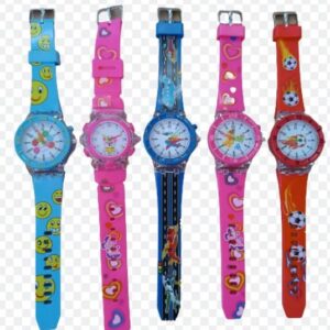 Glow-in-the-Dark Kids' Quartz Watch with Fun Designs & Durable Strap
