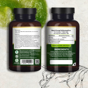 Powerful Sea Kelp 2000mg - Vegan Iodine Boost | 200 Tablets | Prowise UK Made