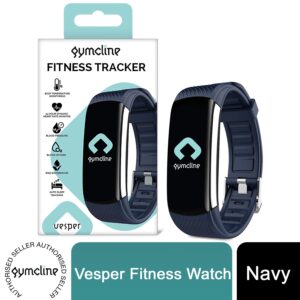 Gymcline Vesper Fitness Tracker: Advanced Health Monitoring in Navy Blue