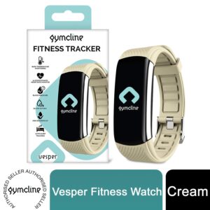 Gymcline Vesper Fitness Tracker: Ultimate Health Monitoring, Cream Edition
