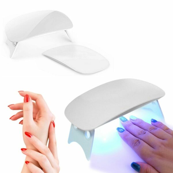 Envie 6W Mini UV LED Nail Lamp – Safe and Portable Gel Polish Curing Beads