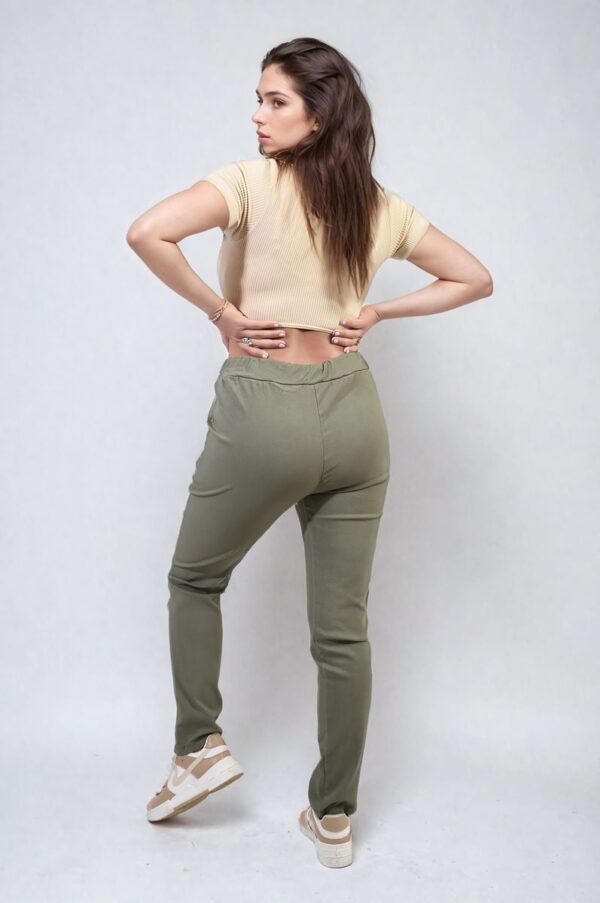 Delilah Luxe Casual Drawstring Trousers - Effortless Style Meets Comfort! - Image 3