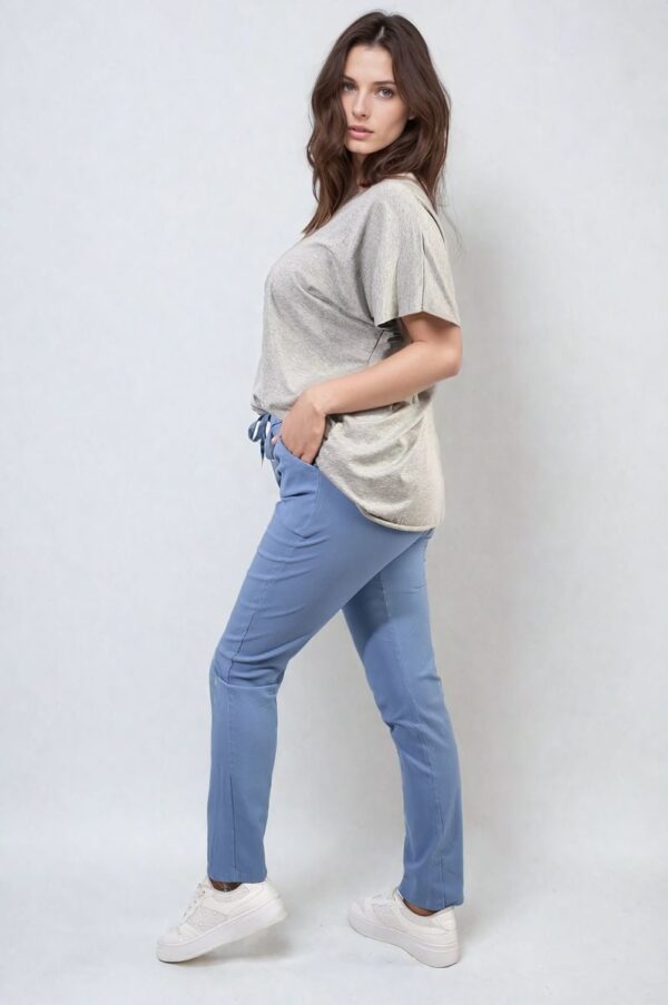 Delilah Luxe Casual Drawstring Trousers - Effortless Style Meets Comfort! - Image 7