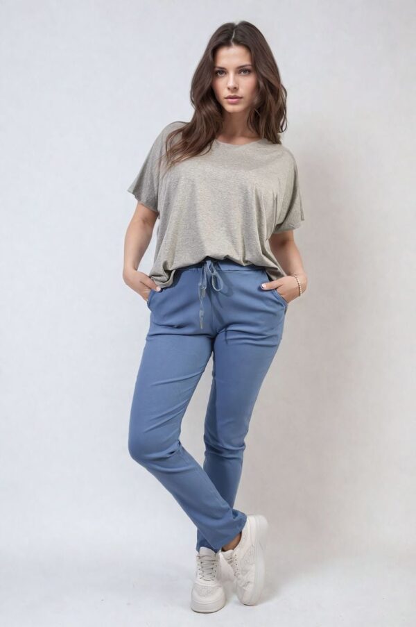 Delilah Luxe Casual Drawstring Trousers - Effortless Style Meets Comfort! - Image 8