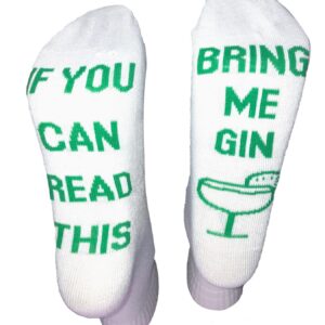 Bring Me Gin Cozy Socks - Perfect Gift for Gin Lovers & Winter Days!