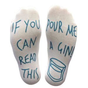 Pour Me A Gin Cozy Socks - Perfect Gift for Winter & Gin Lovers!