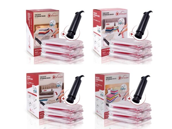 VINSANI Magic Vacuum Storage Bags - Maximize Space, Protect & Organize!