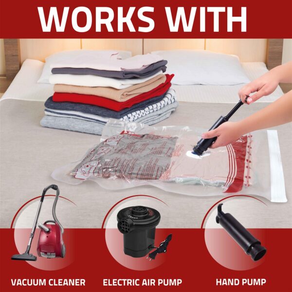 VINSANI Magic Vacuum Storage Bags - Maximize Space, Protect & Organize! - Image 2