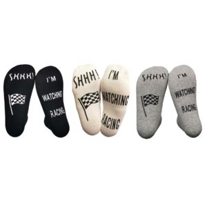 VINSANI 'I'M WATCHING' Racing Socks: Cozy Comfort for Passionate Fans!