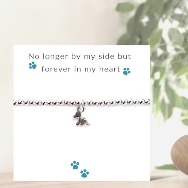 Heartfelt Memorial Dog Bracelet - 'Always in My Heart' Gift for Pet Lovers - Image 2
