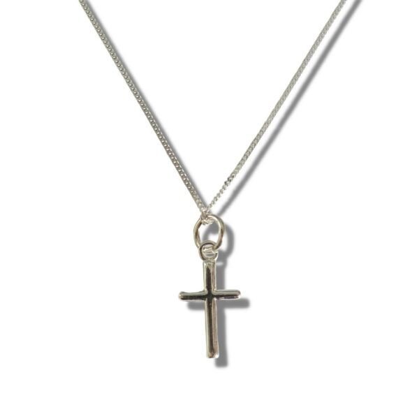 Timeless Mini Sterling Silver Cross Necklace - Perfect Gift for Any Occasion!