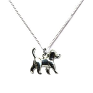 Charming Silver Dog Necklace - Perfect Gift for Dog Lovers & Memorials!