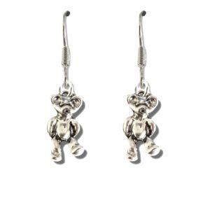 Teddy Bear Charm Drop Earrings - Perfect Gift for Girls & Best Friends!