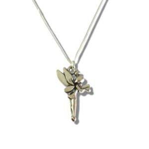 Enchanting Silver Fairy Necklace for Girls - Perfect Gift for Special Occasions!