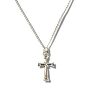 Elegant Sterling Silver Cross Necklace - Perfect Gift for Any Occasion!