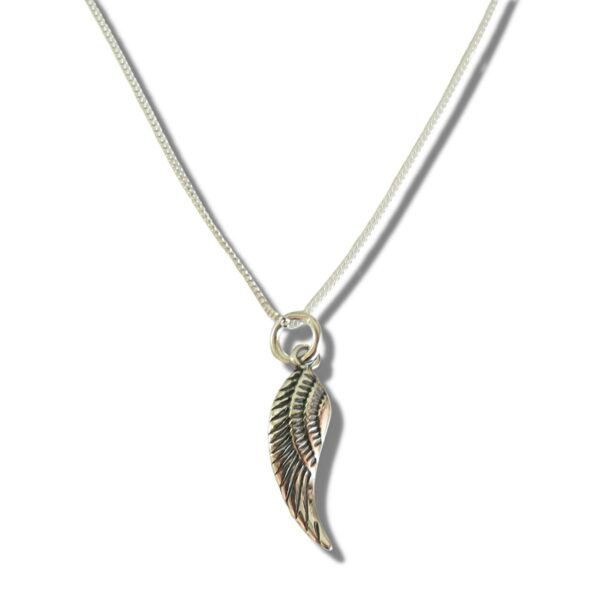 Angel Wing Silver Necklace - Sentimental Gift for Loved Ones