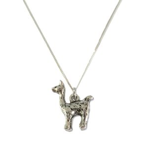 Charming Llama Silver Necklace: Perfect Gift for Loved Ones, Comes in Gift Box!