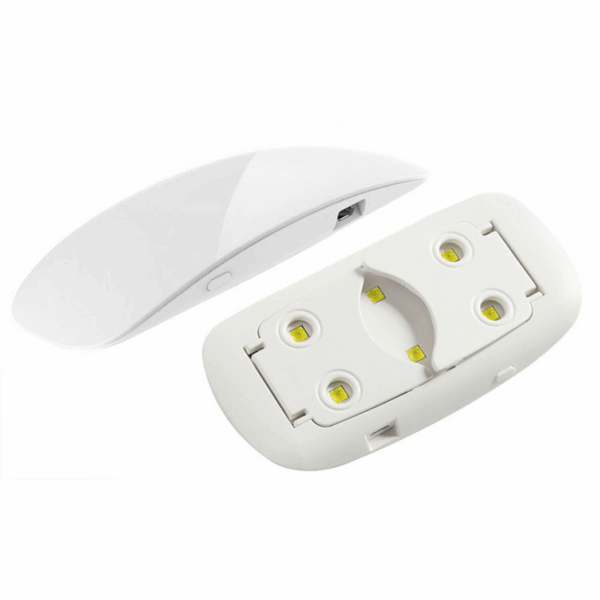 Envie 6W Mini UV LED Nail Lamp – Safe and Portable Gel Polish Curing Beads - Image 3