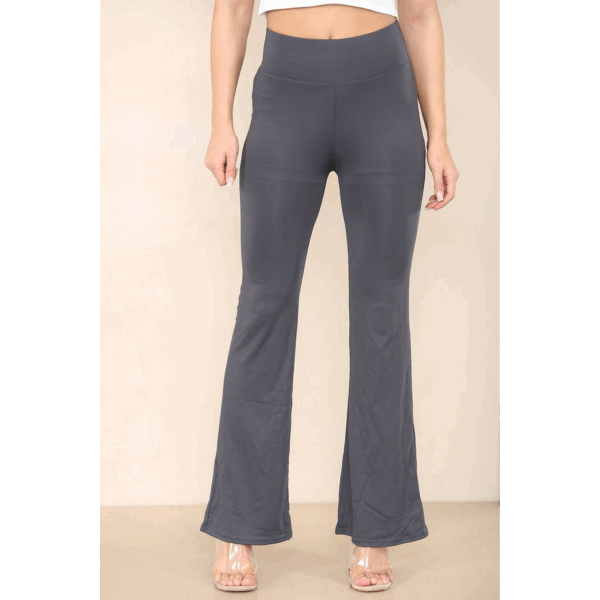 Chic High-Waisted Flared Trousers: Effortless Style & Comfort - Image 6