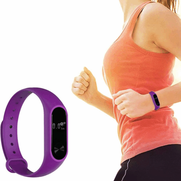 Aquarius AQ112 Purple Fitness Tracker: Heart Rate, GPS, & Smart Notifications - Image 2
